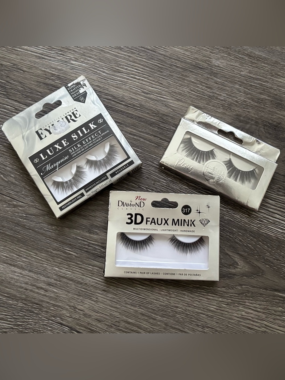 3D Faux Mink False Lashes - Black